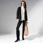 Бомбер Модная стратегия. Состав: 65% п/э, 30% вискоза, 5% спандекс