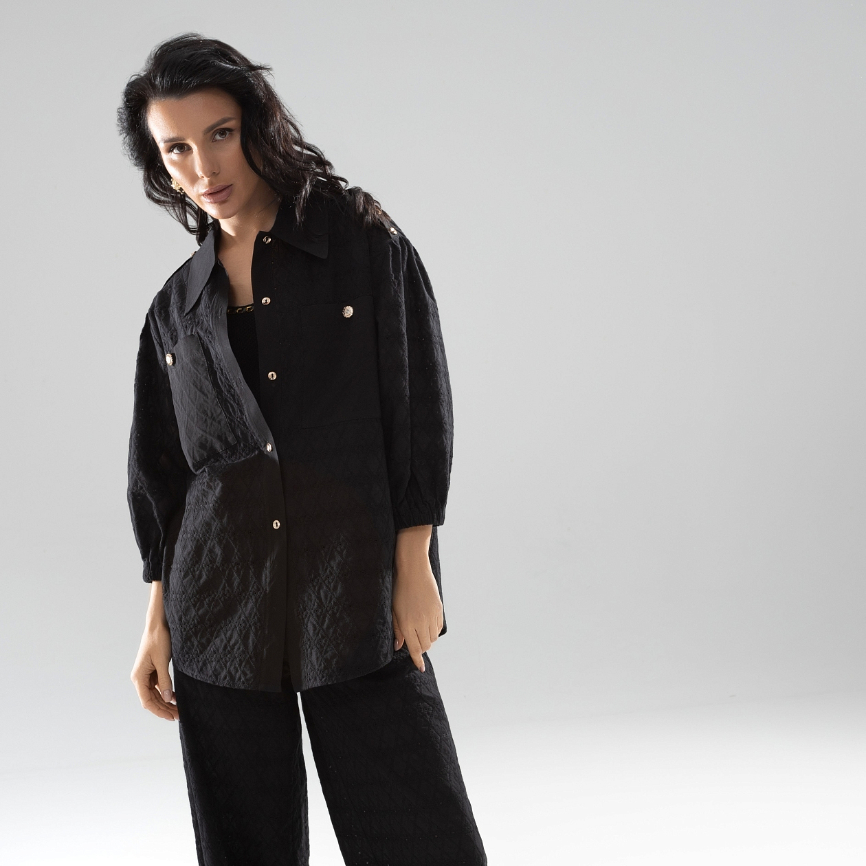 Пик элегантности (super black, с поясом). Состав: 90% хлопок, 10% вискоза