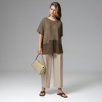 Футболка Стальной взгляд (эстетика). Состав: 50% вискоза, 25% п/э, 20% нейлон, 5% спандекс