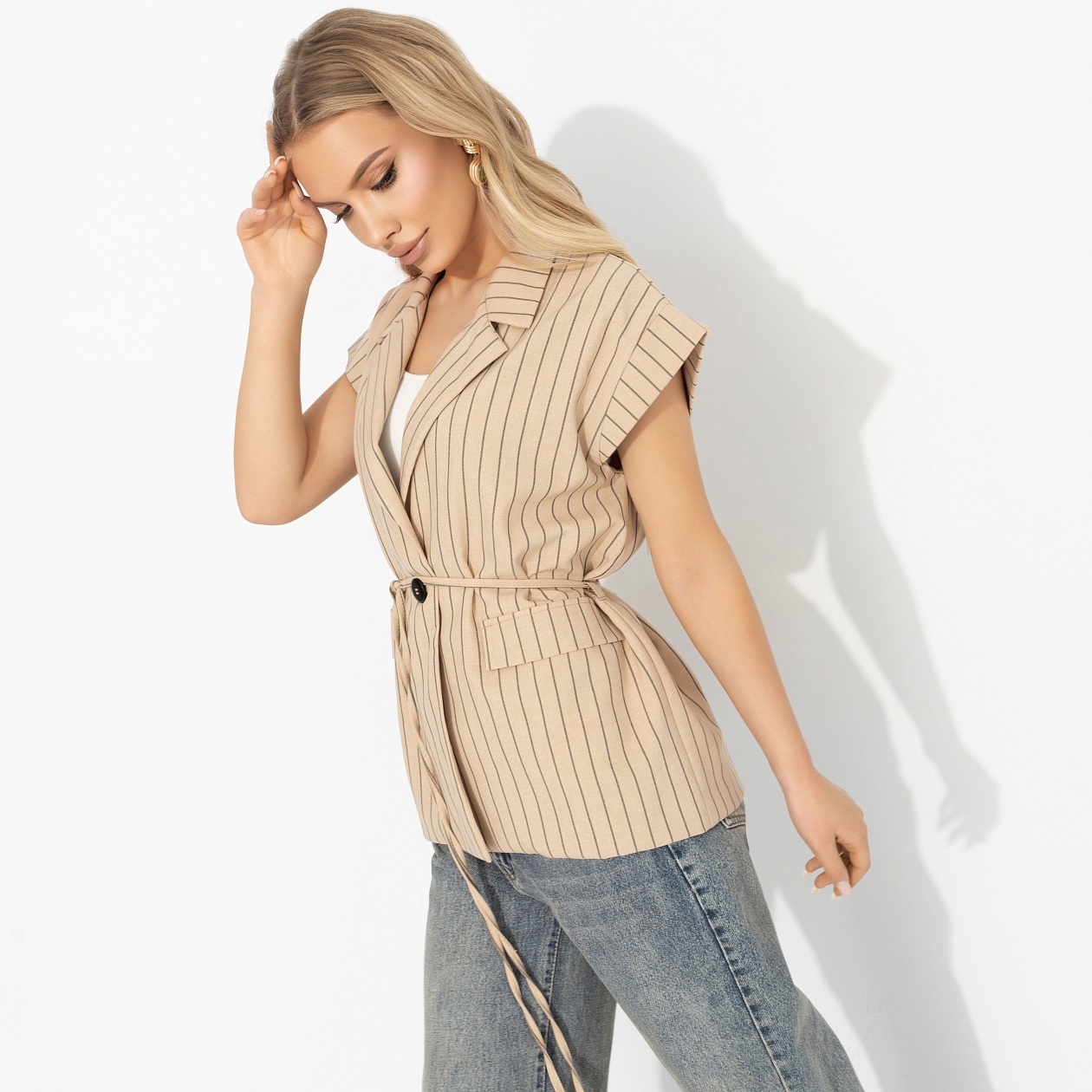 Слишком модно (латте). Состав: 65% п/э, 30% вискоза, 5% эластан