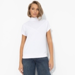 Водолазка Нота нежности (белая). Состав: 65% п/э, 30% вискоза, 5% стрейч