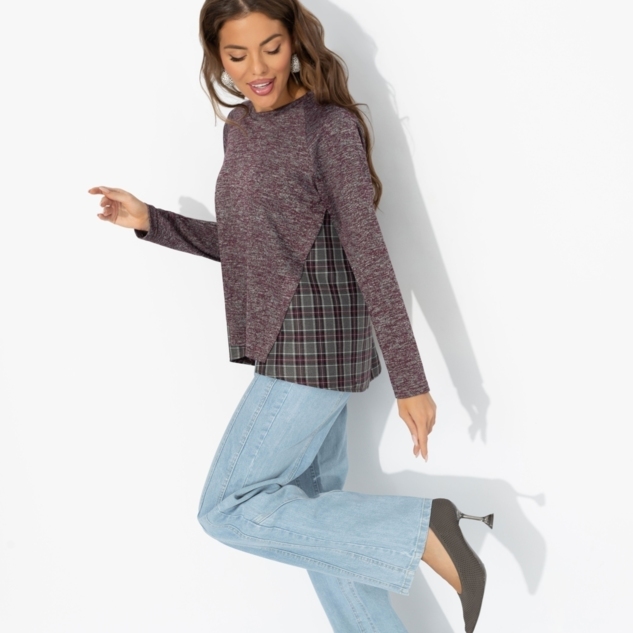 Лонгслив Модный эквивалент (преппи) 