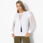 Футболка Нет компромиссам (белая). Состав: 65% п/э, 30% вискоза, 5% стрейч