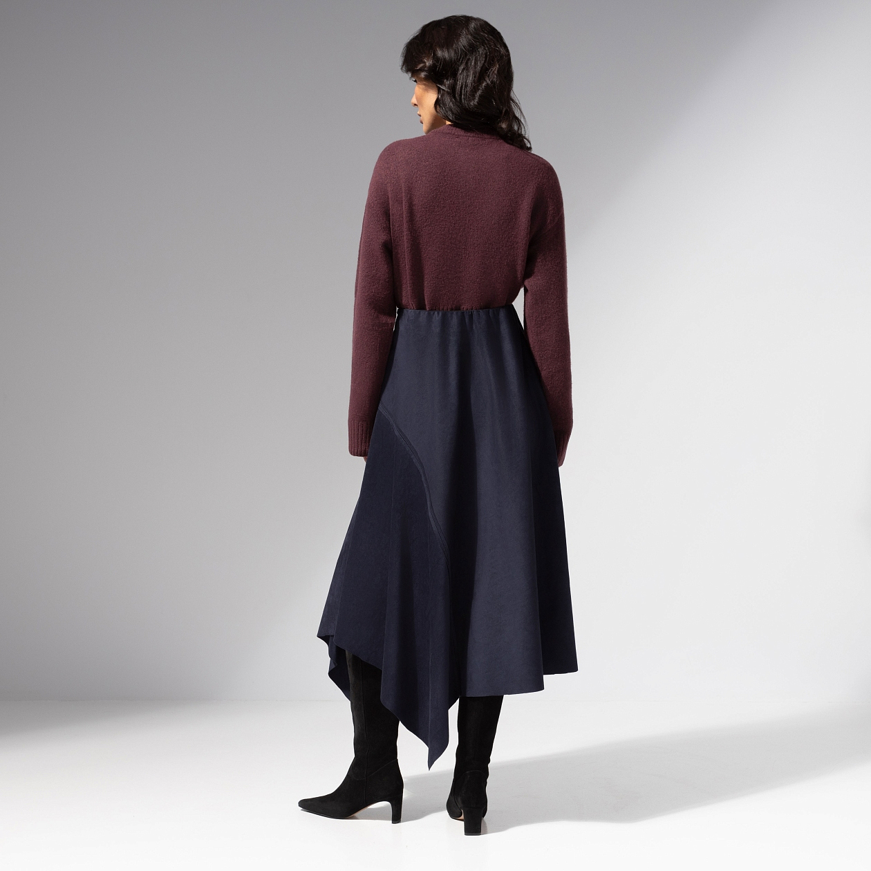 Грация рассвета (синяя). Купить женский Юбка оптом от производителя.