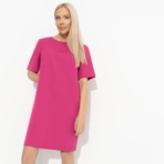 Платье Виртуальные будни (fuchsia). Состав: 60% полиэстер, 37% вискоза, 3% спандекс