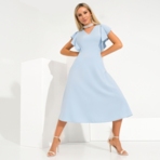 Платье Анонс вечеринок (нежная). Состав: 65% п/э, 30% вискоза, 5% эластан