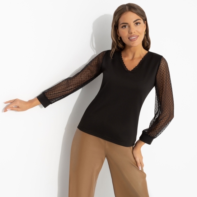 Блуза Попала в сказку (black) 