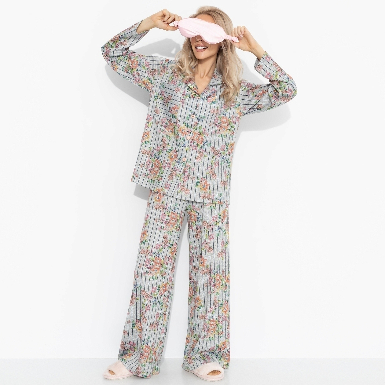 Брючный костюм Ритуал спокойствия (2 в 1). Состав: 65% п/э, 30% вискоза, 5% спандекс