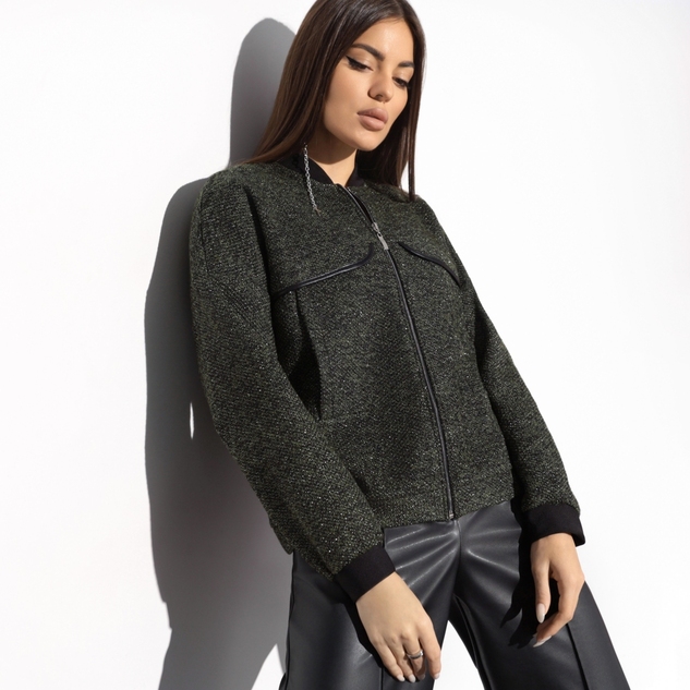 Бомбер Стильный аккорд (грин) 