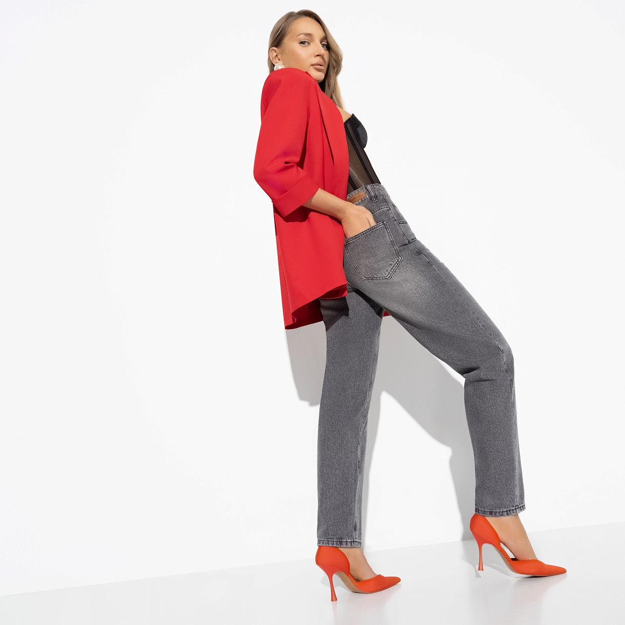 Rome (grey, с косой застежкой). Состав: 100% хлопок