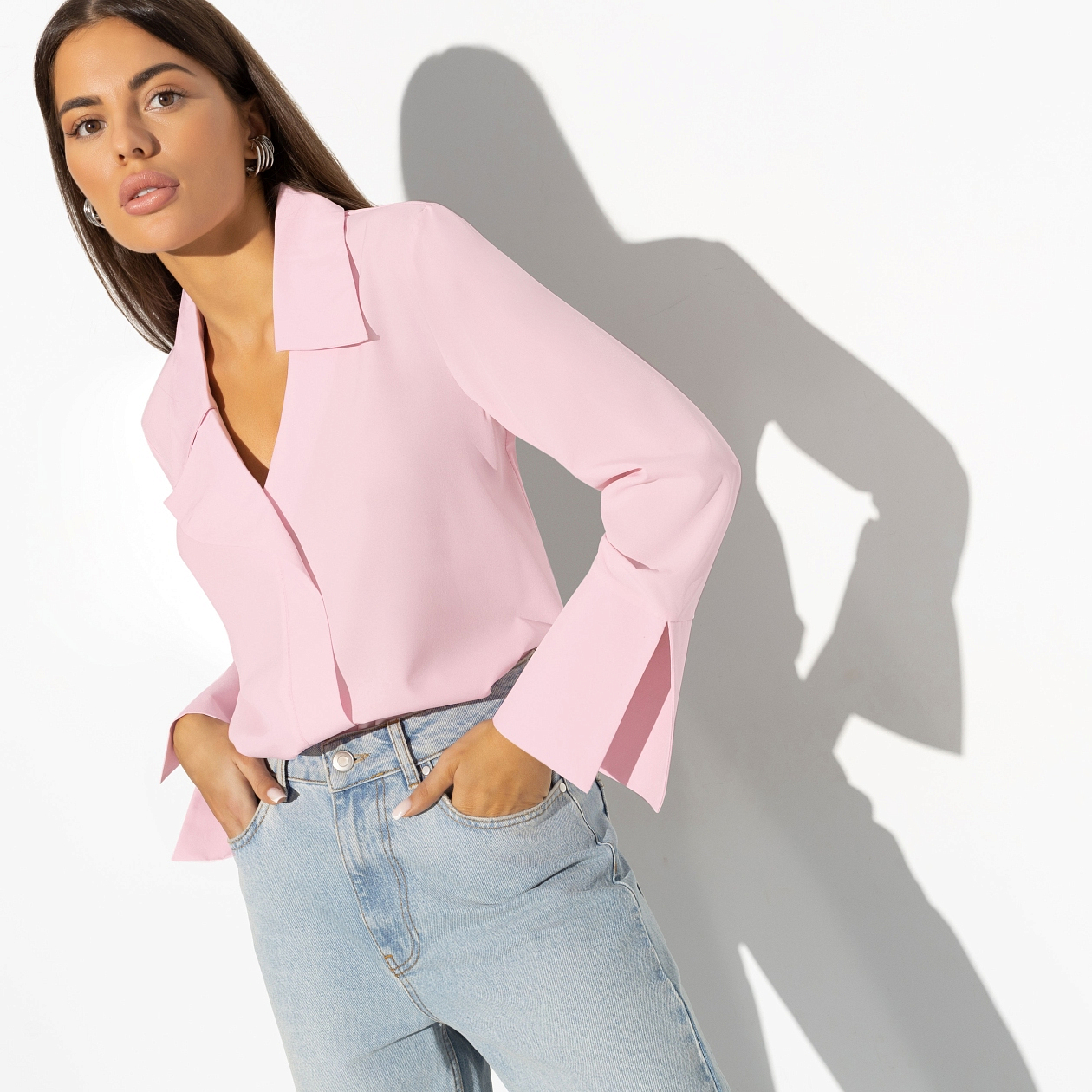 Блуза Амбассадор стиля (rose). Состав: 95% п/а, 5% эластан