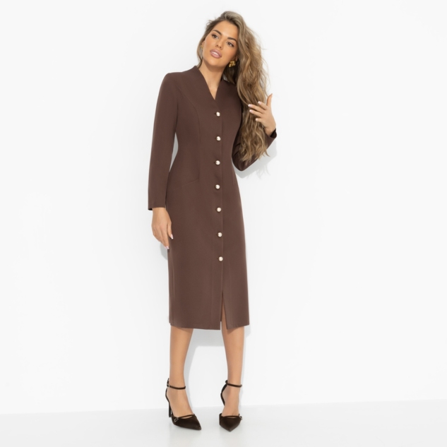 Платье Особа опасна (брауни) 