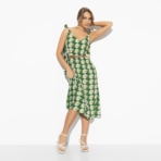 Сарафан Фэшн-любовь (ромашковое поле). Состав: 95% п/э, 5% спандекс