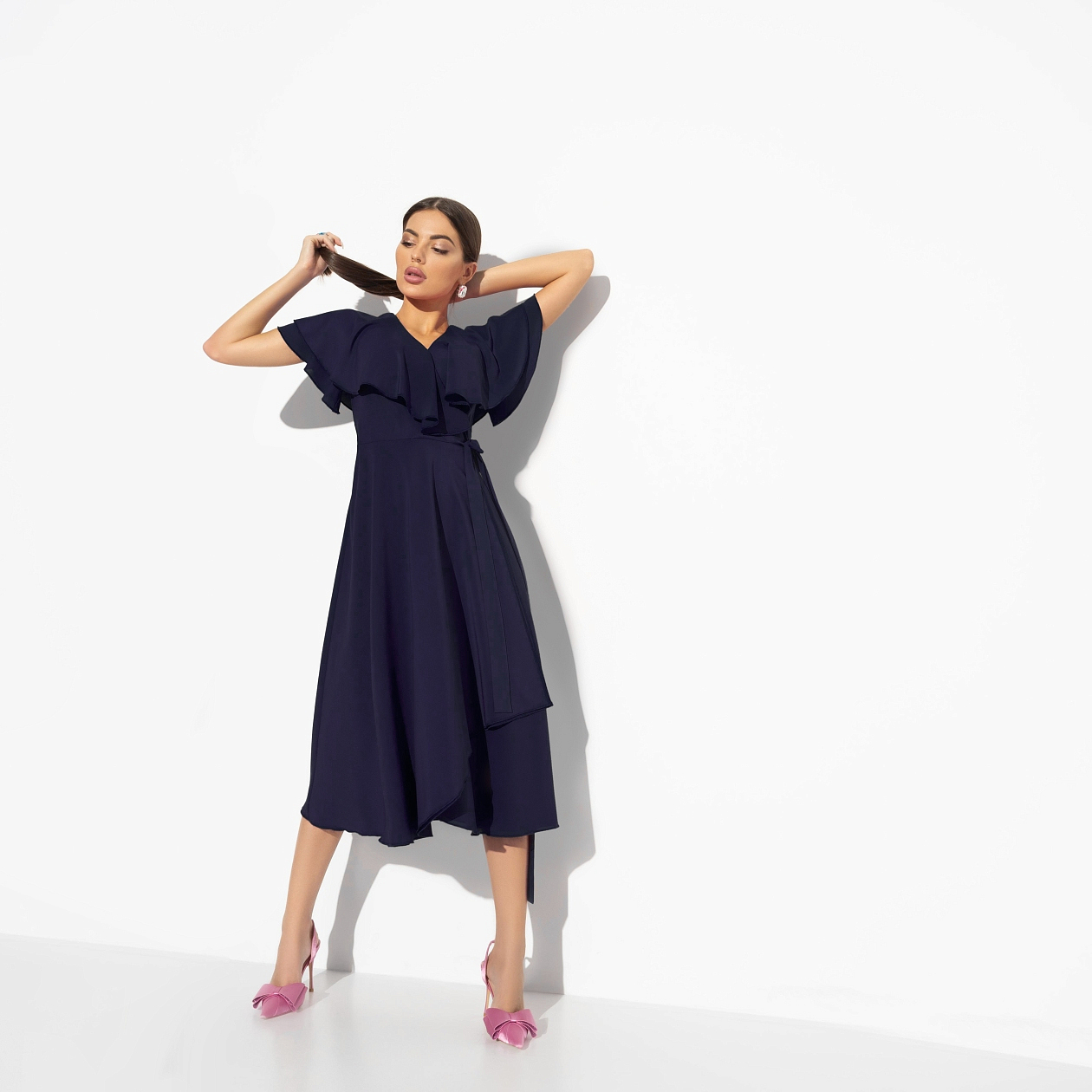 Платье Счастье влюбленности (красотка, нью). Состав: 98% п/э, 2% спандекс