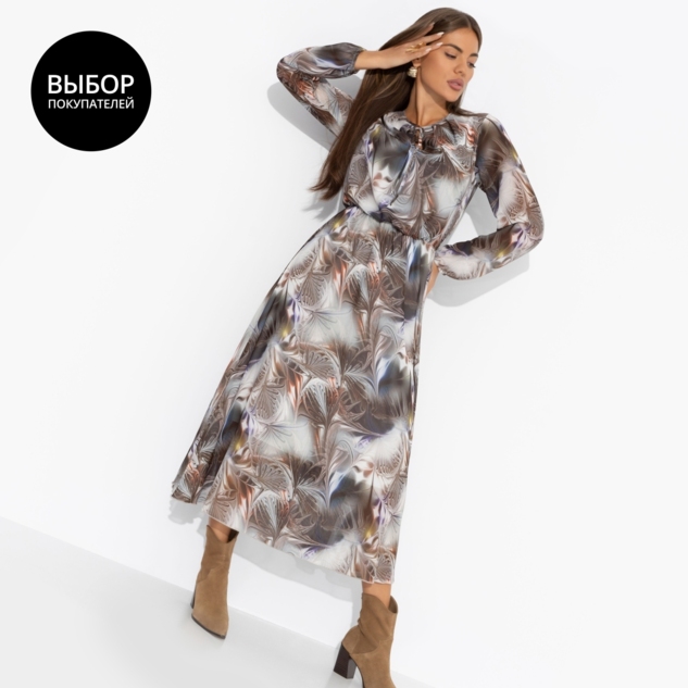 Платье Летящие мгновения (grey)