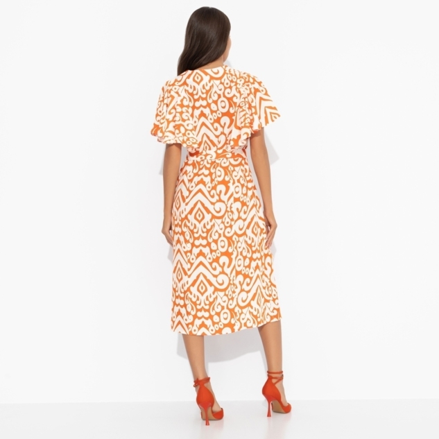 Платье Мода без компромиссов (оранжевое)