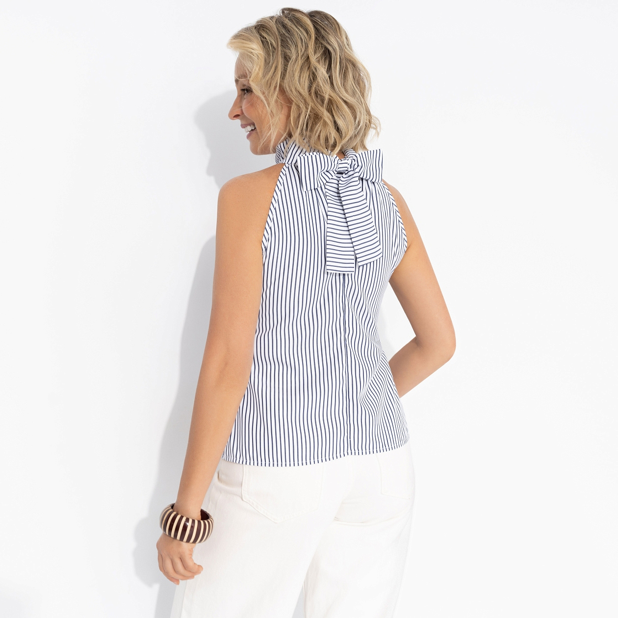 Следуй по ссылке (полоска). Купить женский Топ оптом от производителя.