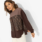 Стиль по-взрослому (браун). Состав: 65% п/э, 30% хлопок, 5% спандекс