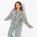 Бомбер Стиль вне времени. Состав: 65% п/э, 30% вискоза, 5% эластан