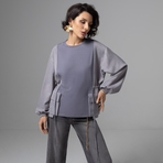 В котором удобно жить (серый). Состав: 65% п/э, 30% вискоза, 5% спандекс