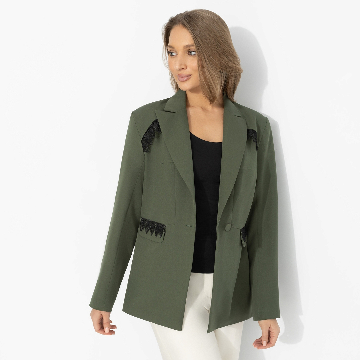 Жакет Включи уверенность. Состав: 95% полиэстер, 5% эластан