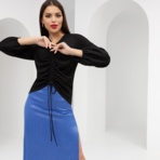 Блуза Прогулка под звездопадом. Состав: 95% п/э, 5% эластан