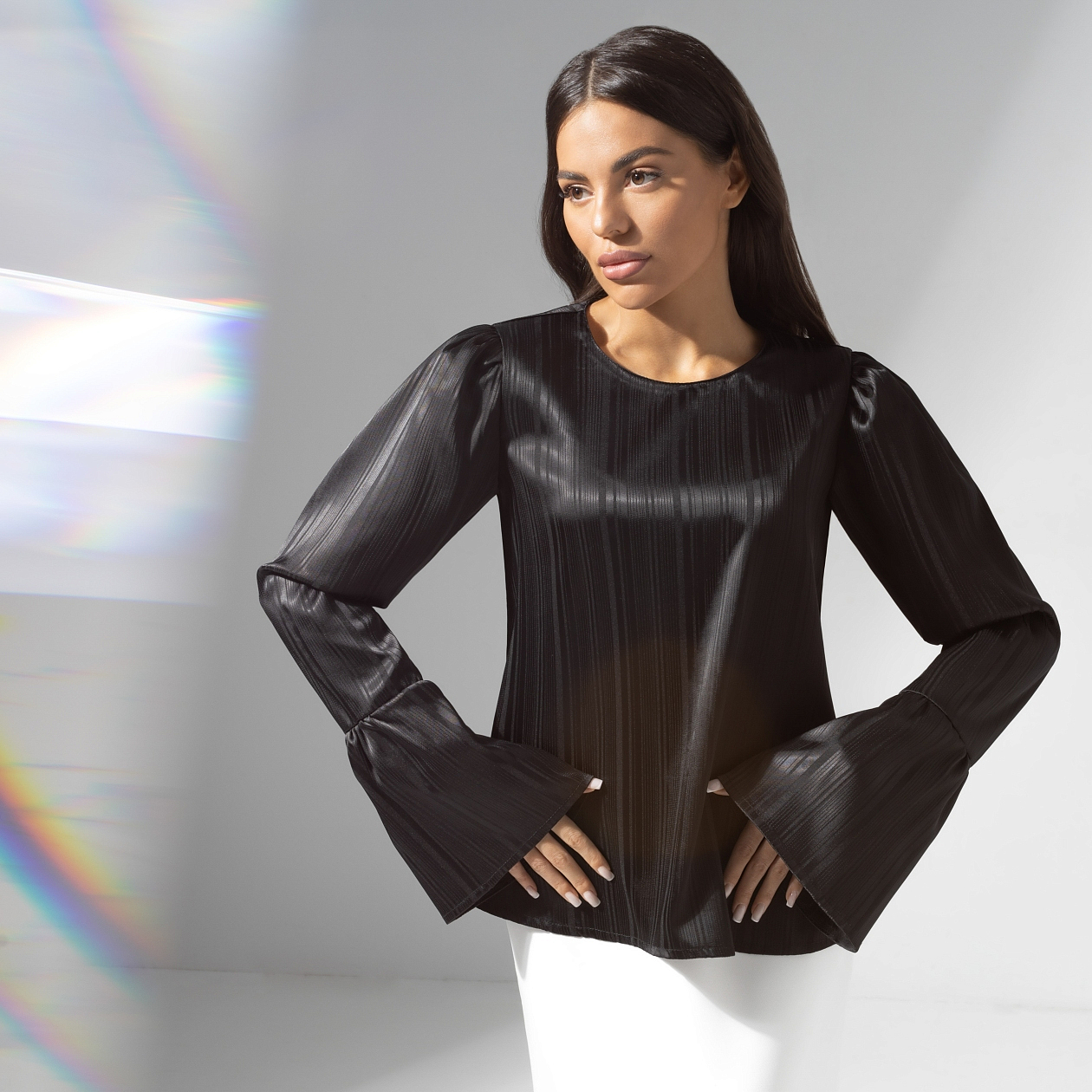 Блуза Королева звезд. Состав: 95% п/э, 5% эластан