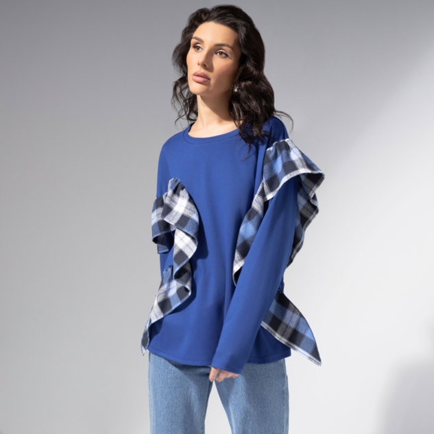 Лонгслив Гардеробная магия (синий) 