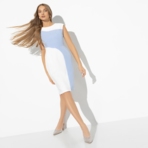 Платье-футляр Подаю знаки. Состав: 95% п/э, 5% эластан