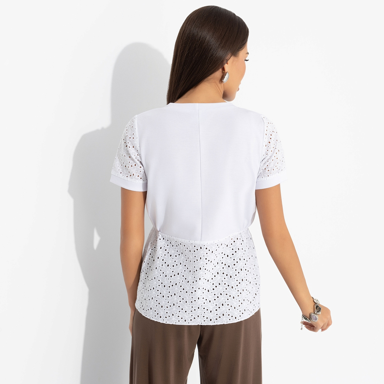 Футболка Свежий взгляд. Состав: 65% п/э, 30% вискоза, 5% стрейч