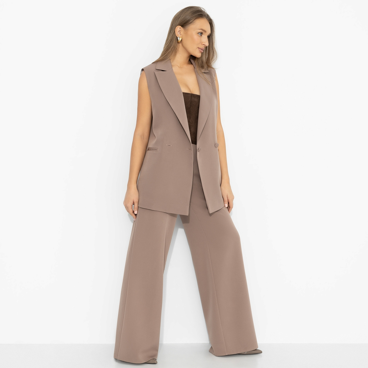 Брючный комплект Сценарий успеха (2 в 1). Состав: 95% полиэстер, 5% эластан