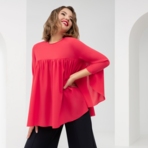 Блуза Грезы любви (яркое настроение). Состав: 95% п/э, 5% спандекс