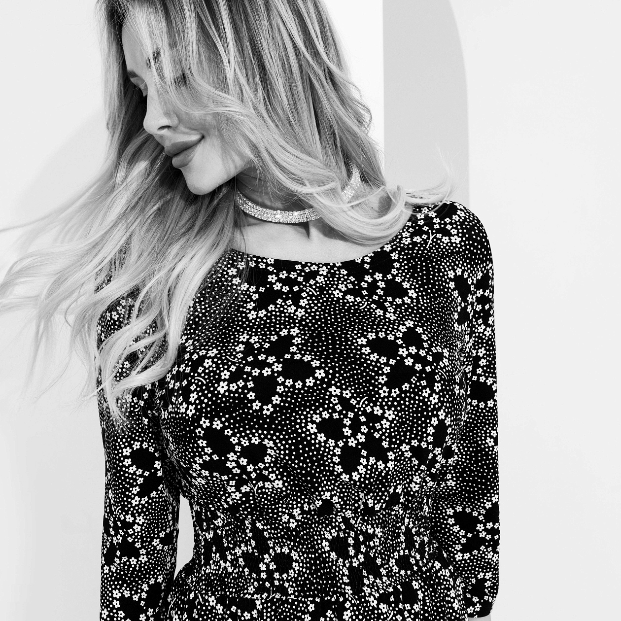 Платье Стильный офис (fantasy). Состав: 65% хлопок, 35% спандекс