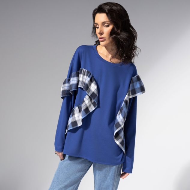 Лонгслив Гардеробная магия (синий) 