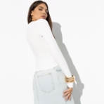 Лонгслив Скандально хороша. Состав: 65% п/э, 30% вискоза, 5% спандекс