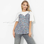 Блуза Легкий характер (стиль). Состав: 98% п/э, 2% спандекс