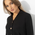 Костюм с юбкой Гордая и дикая (2 в 1, с поясом). Состав: 65% п/э, 30% вискоза, 5% эластан