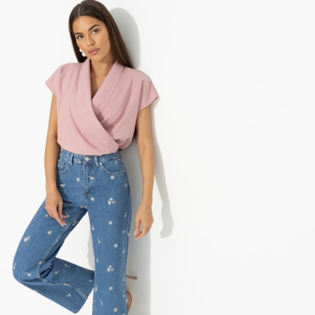 Блуза На пике изящества (розовая) 