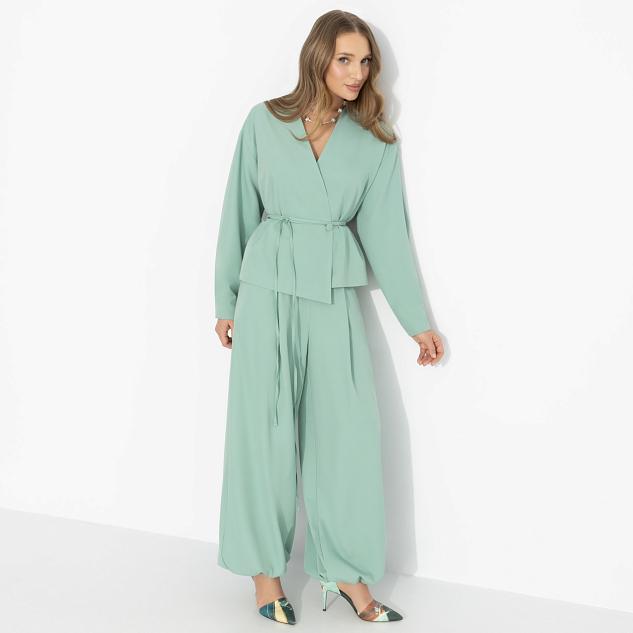 Брючный костюм Стиль говорит (2 в 1, мята)  
