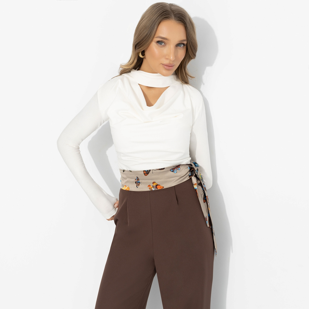 Лонгслив Гламур на максималках. Состав: 95% хлопок, 5% лайкра