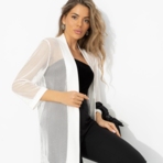 Для стильного образа (белый). Состав: 95% п/э, 5% стрейч