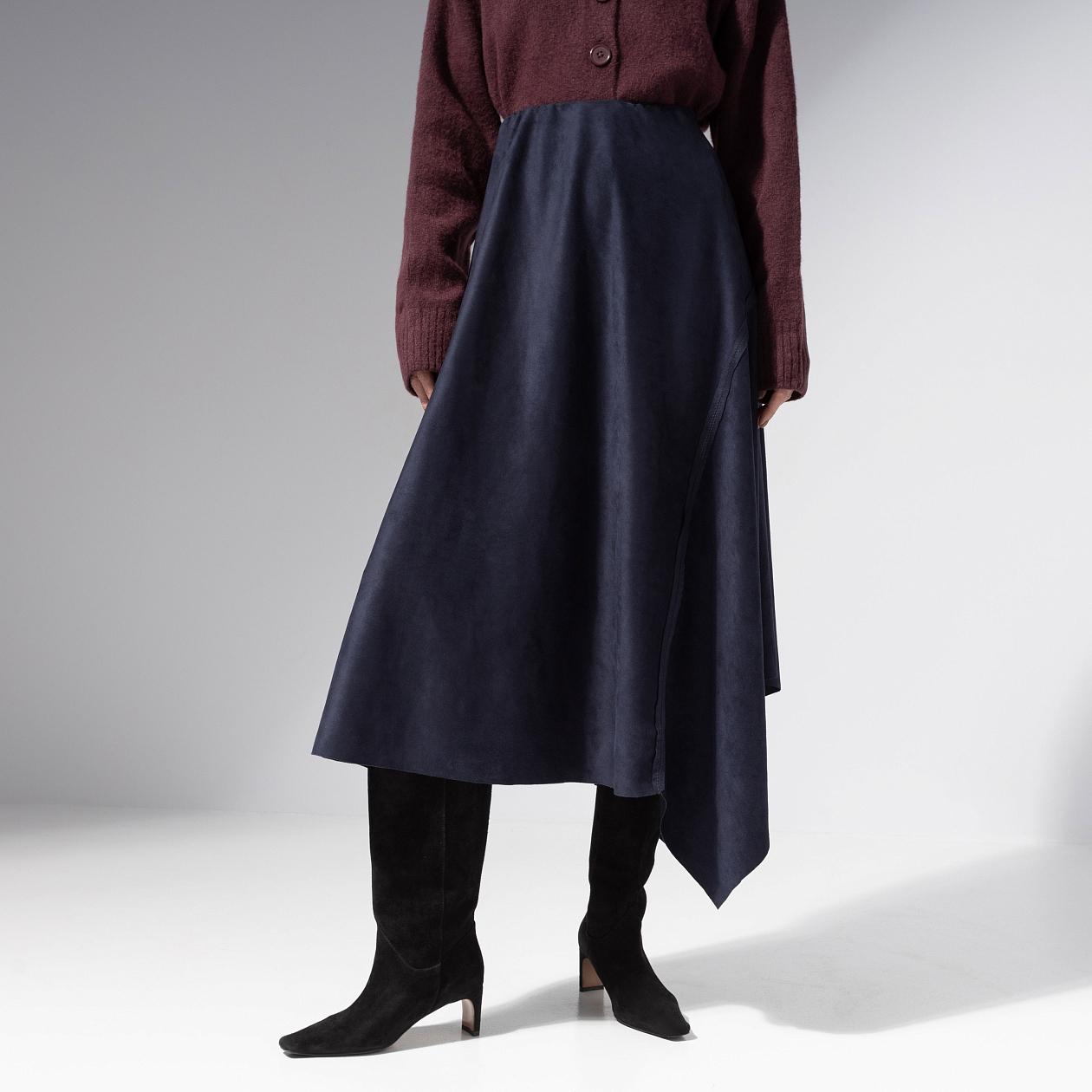 Грация рассвета (синяя). Купить женский Юбка оптом от производителя.