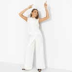 Прямая речь (белый). Состав: 60%  п/э, 37%  вискоза, 3% спандекс