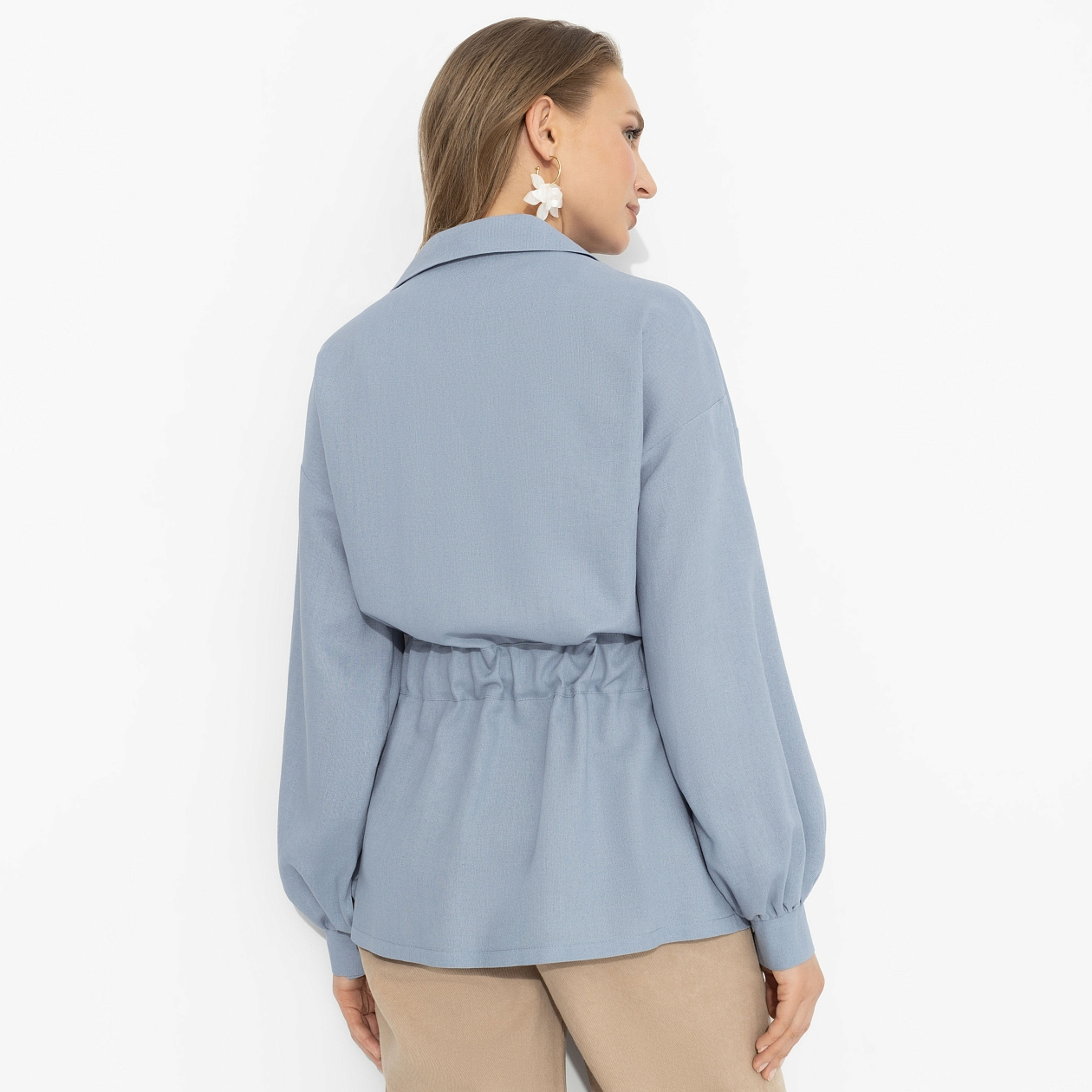 Жакет Чистый стиль (северное небо). Состав: 50% полиэстер, 50% вискоза