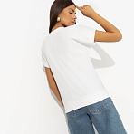 Футболка Искусство строить глазки . Состав: 65% п/э, 30% вискоза, 5% спандекс