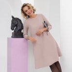 Платье Яркая личность. Состав: 60% полиэстер, 37% вискоза, 3% эластан