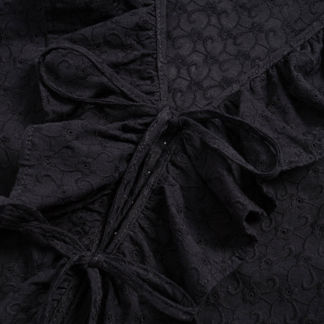 Блуза Пленительная грация (черная) 