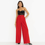 Брюки Легкой походкой (red). Состав: 96% п/э, 4% спандекс