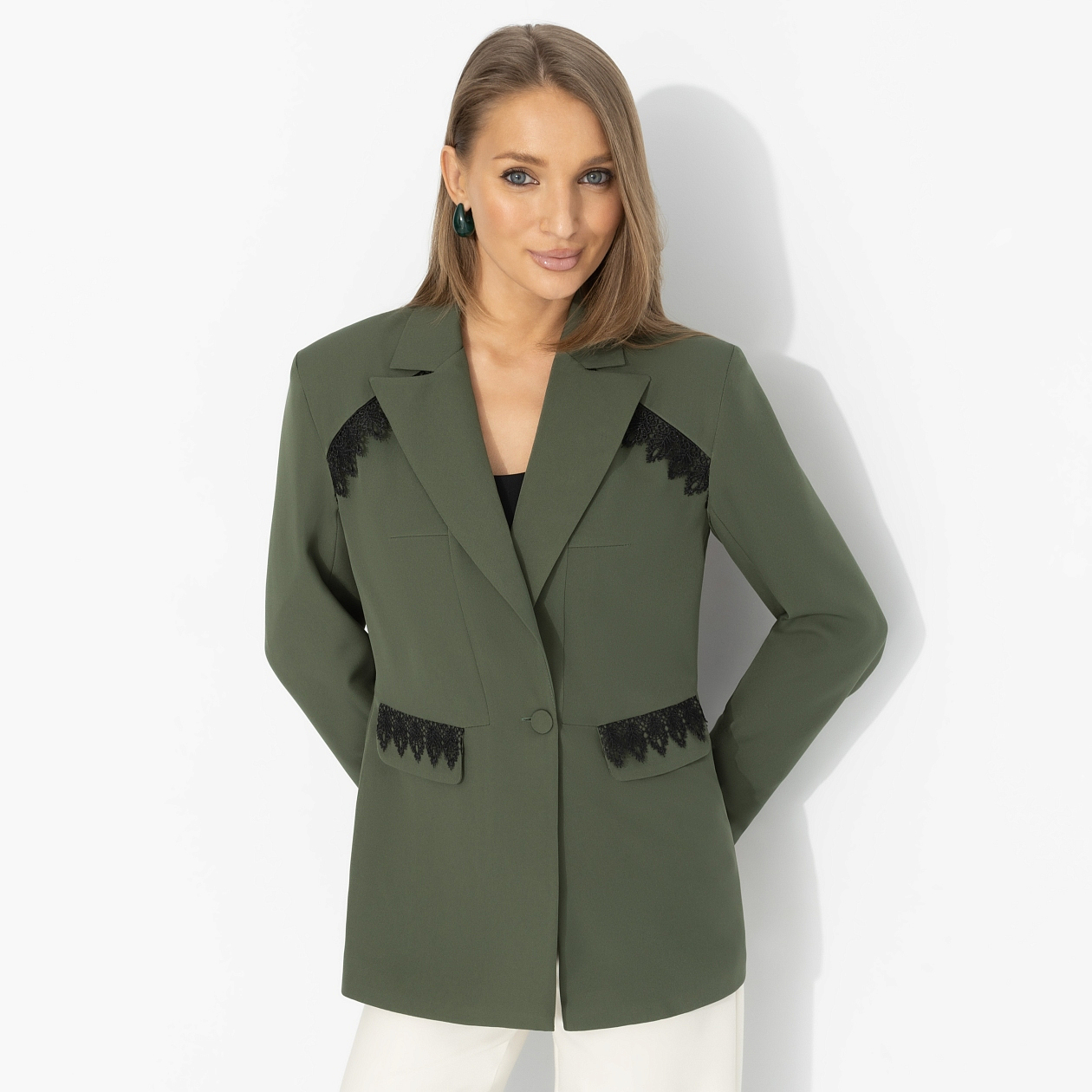 Жакет Включи уверенность. Состав: 95% полиэстер, 5% эластан