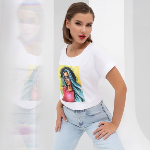 Футболка Летний вайб (кокетка) 